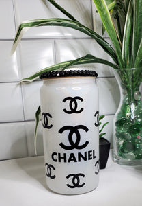 Double C inspired Glass Can