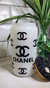 Double C inspired Glass Can