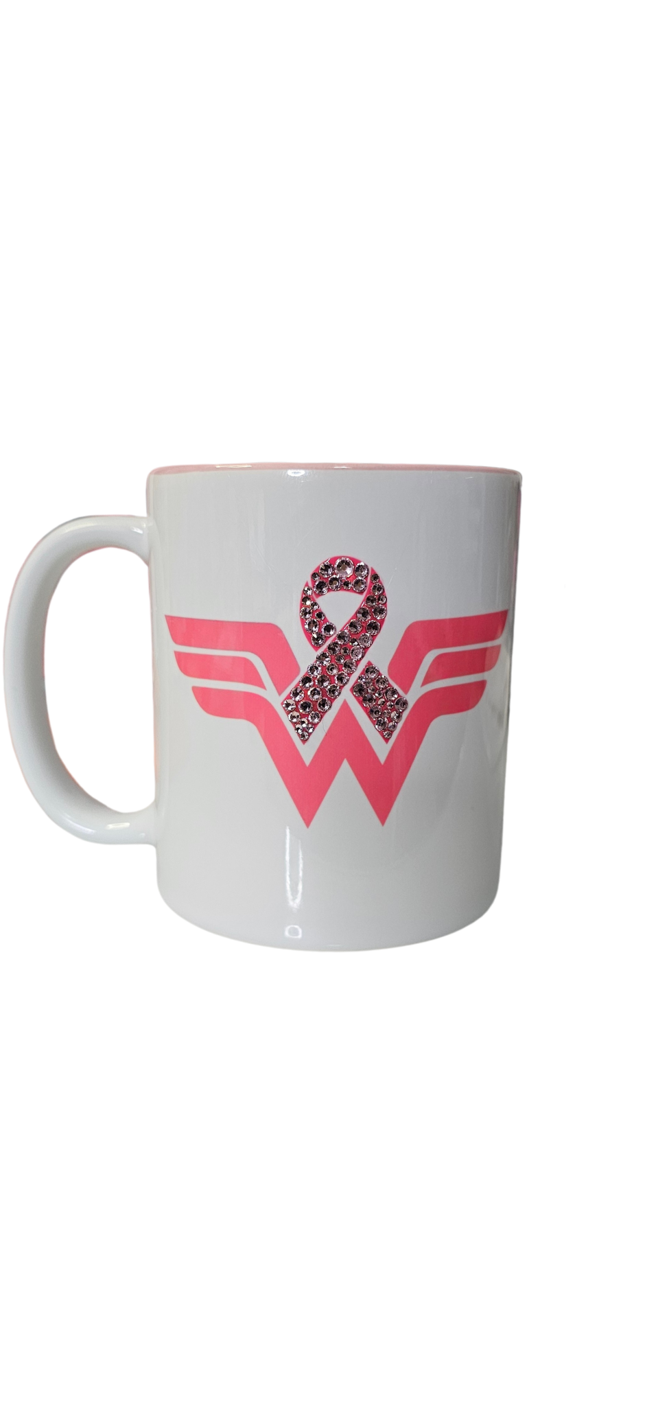 Blinged Breast Cancer Ribbon