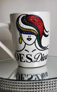 OES Diva Blinged Coffee/Tea Mug,