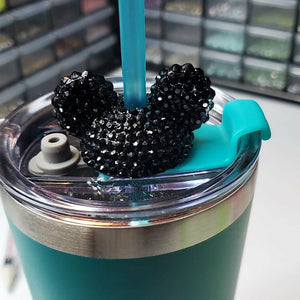 Blinged Straw Topper