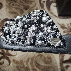 Nike Blinged Slides