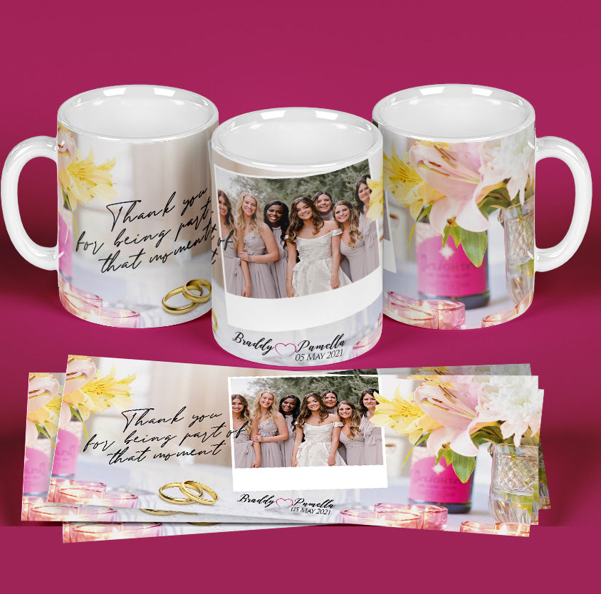 Bridesmaids Thank You Tumbler or Mug